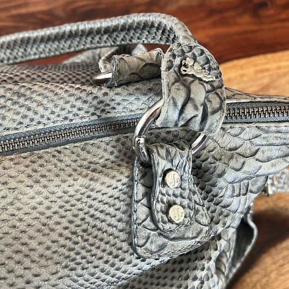 JENRIGO Python Embossed Genuine Leather shoulder bag - Picture 6 of 10